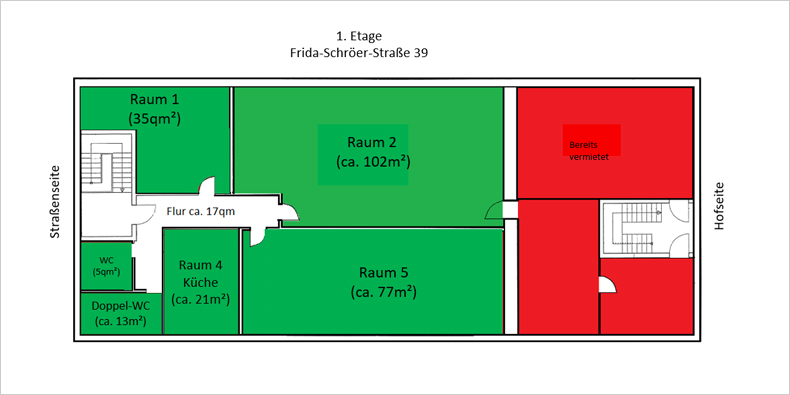 Büro/Praxis/Callcenter in OS Atterfeld